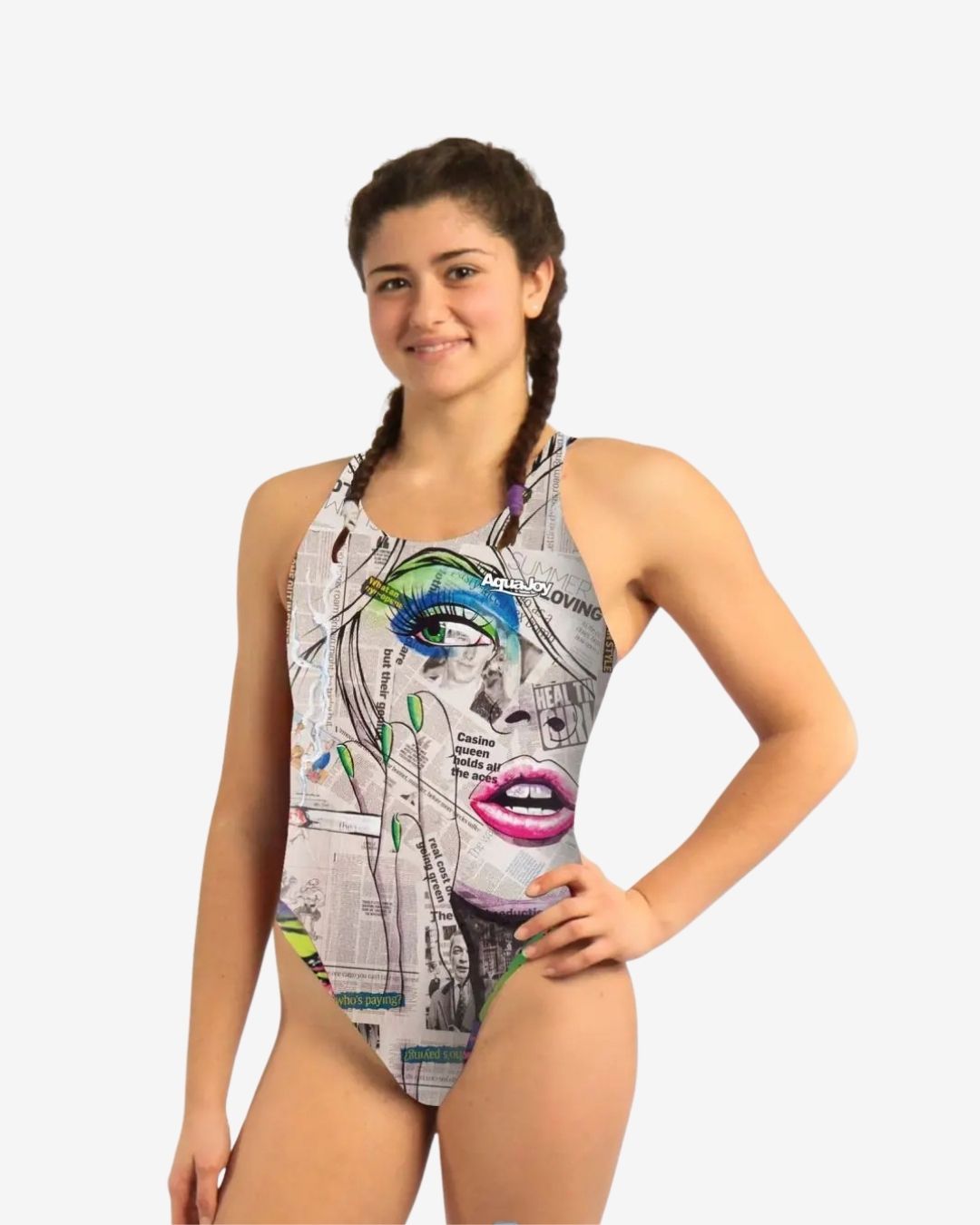 Costume Donna Olimpionico mod. News Paper
