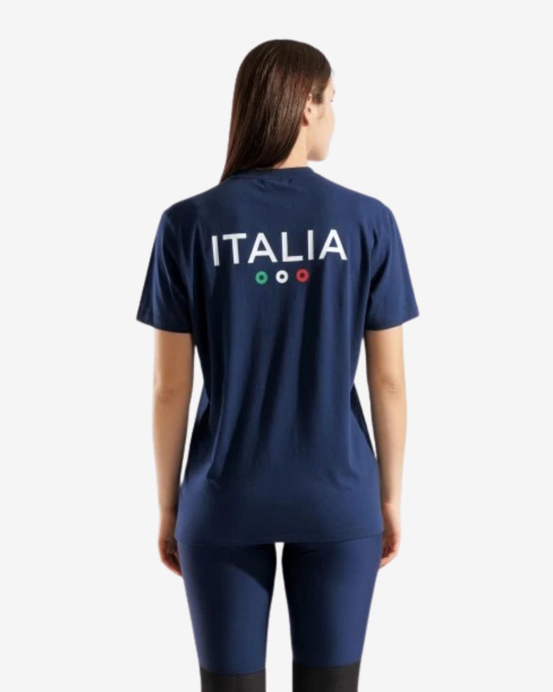 T Shirt Arena Unisex mod. Fin Team Italia Dark Navy Blu