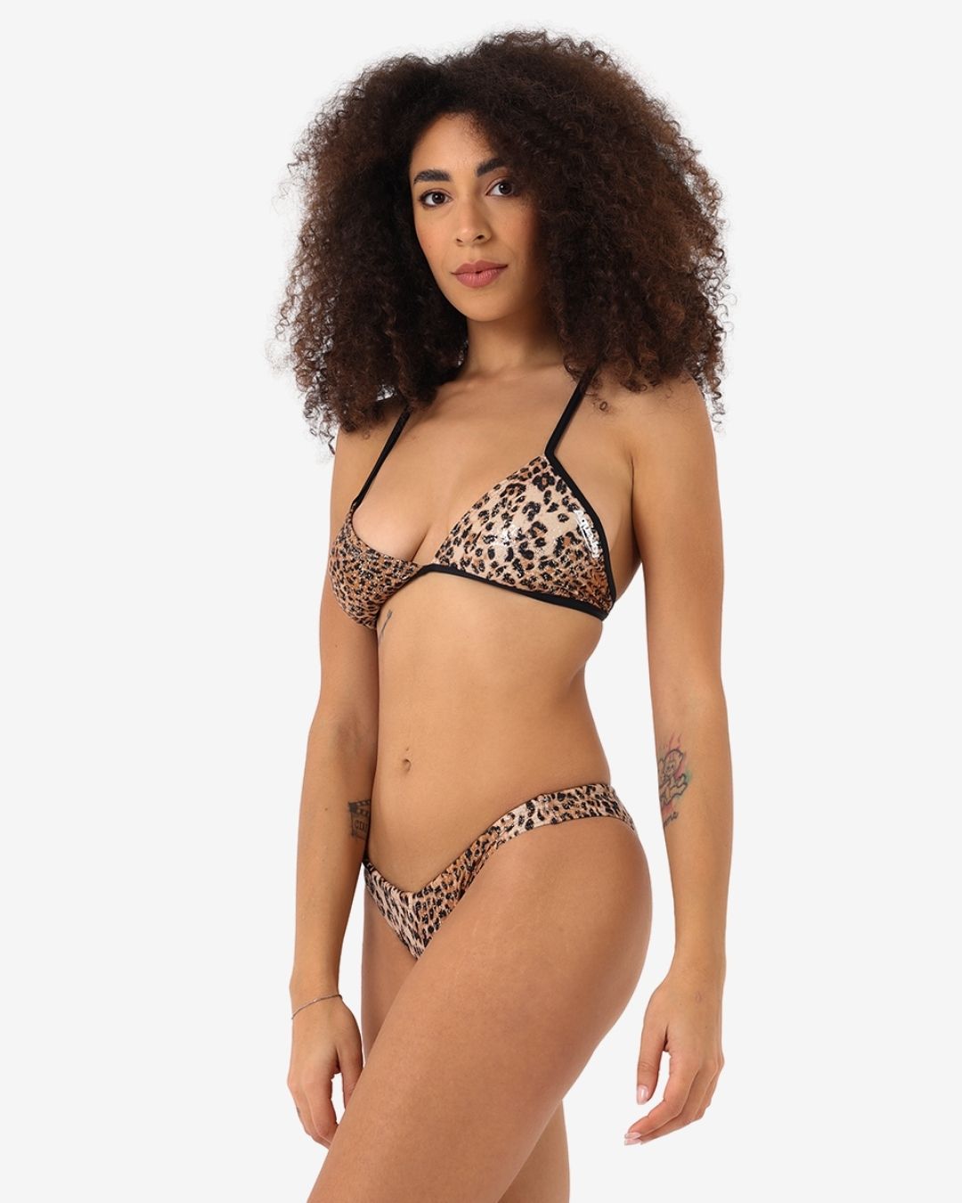 Costume Donna Bikini Triangolo mod. Leopardato
