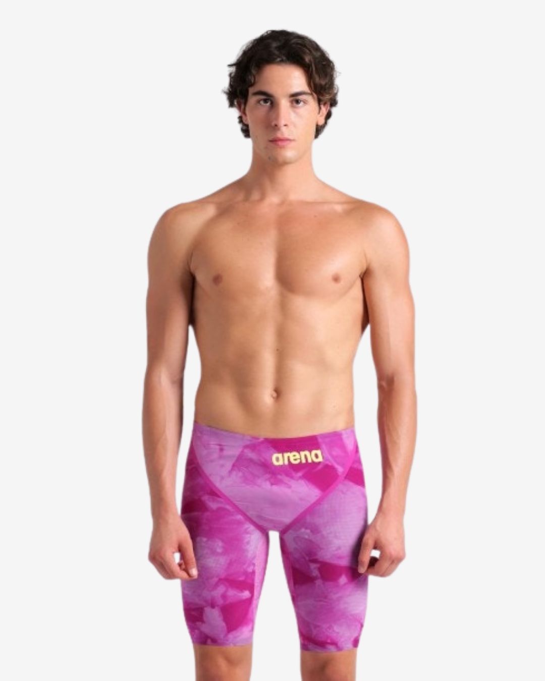 Costume Da Gara Arena Powerskin Carbon Glide Tie-Dye Jammer Uomo Cyclamin