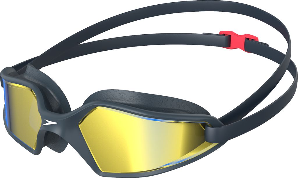 Occhialini Nuoto Specchiati Speedo Hydropulse Mirror Navy/Grey/Gold