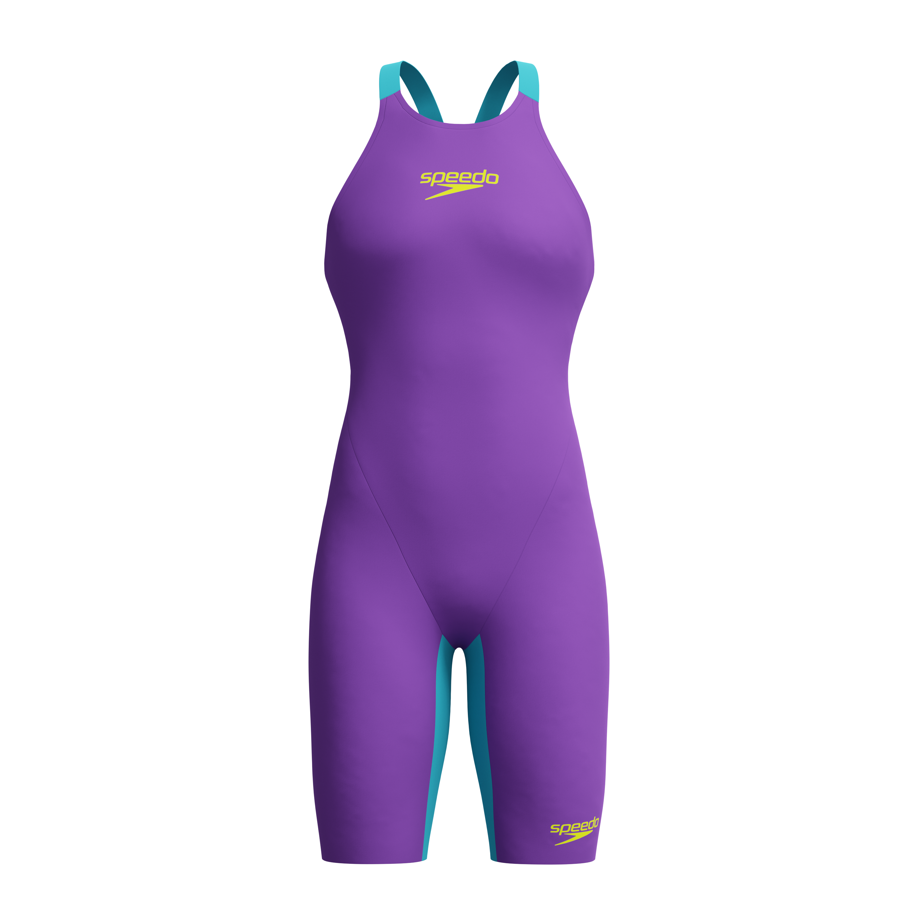 Costume da gara Donna Speedo Fastskin LZR Pure Valor 2.0 OpenBack Viola/Azzurro