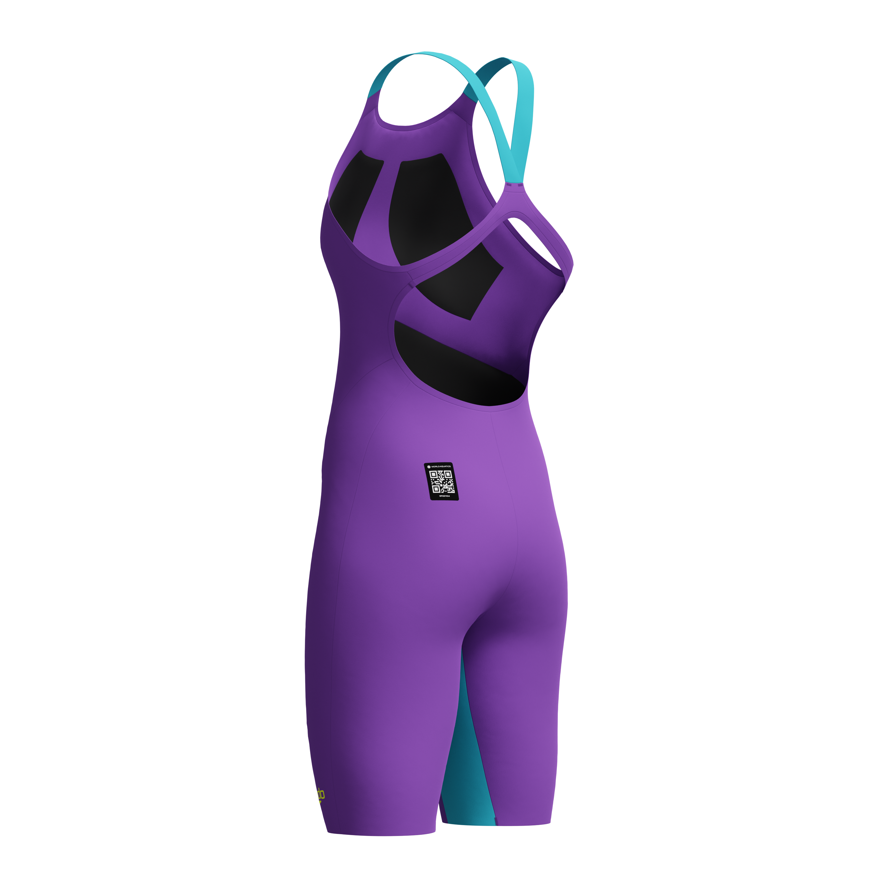 Costume da gara Donna Speedo Fastskin LZR Pure Valor 2.0 OpenBack Viola/Azzurro