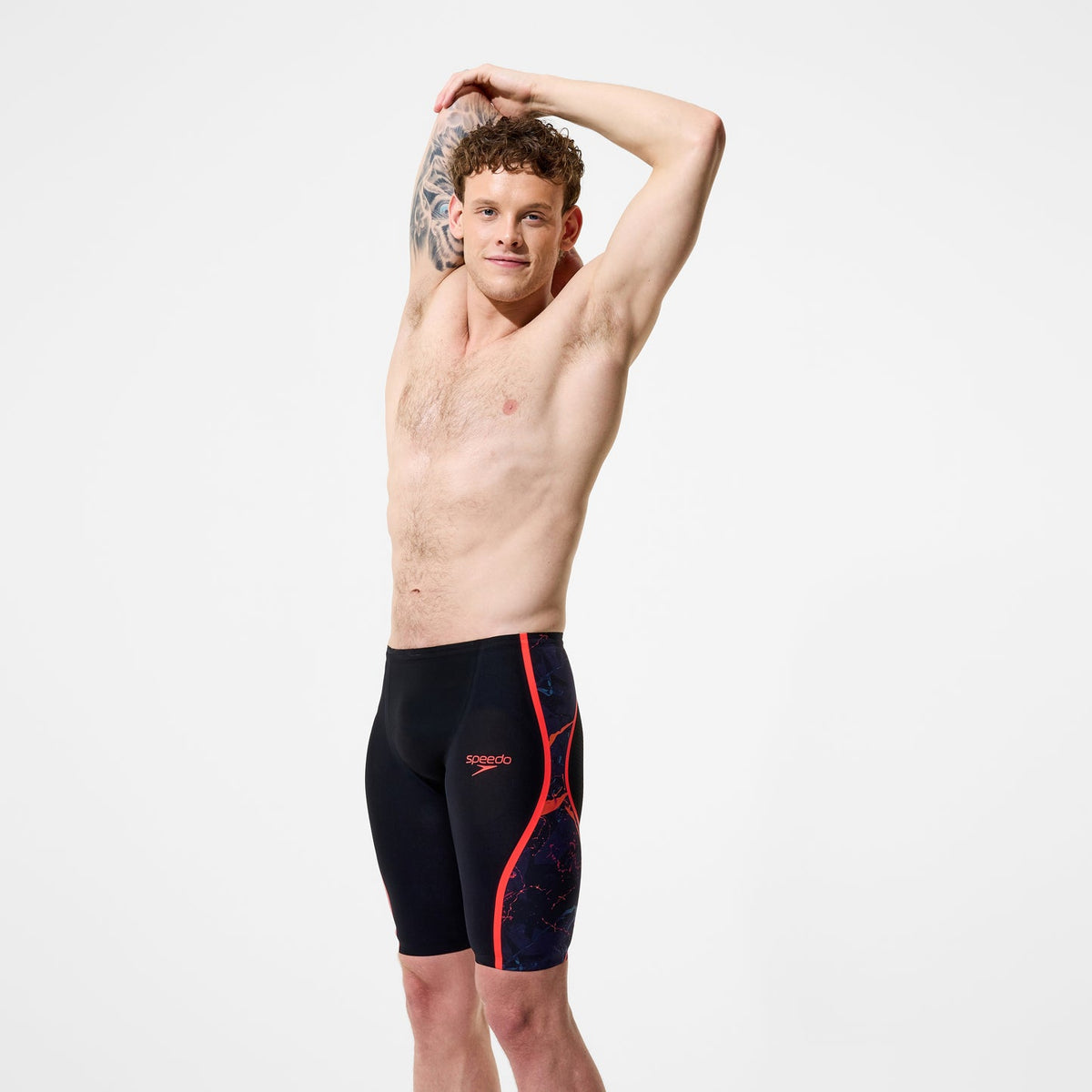 Costume da Gara Uomo Speedo Fastskin LZR Pure Intent 2.0 Nero Stampato