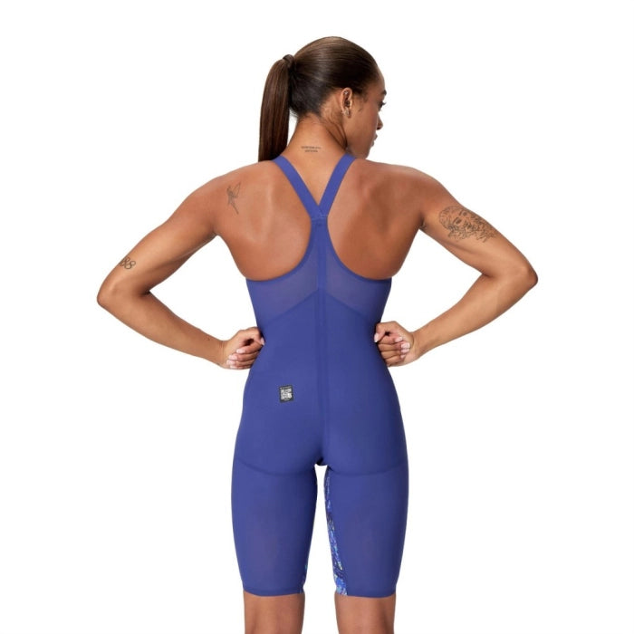Costume da Gara Donna Speedo LZR Pure Valor 2.0 ClosedBack Blu Fantasia