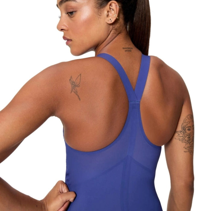 Costume da Gara Donna Speedo LZR Pure Valor 2.0 ClosedBack Blu Fantasia