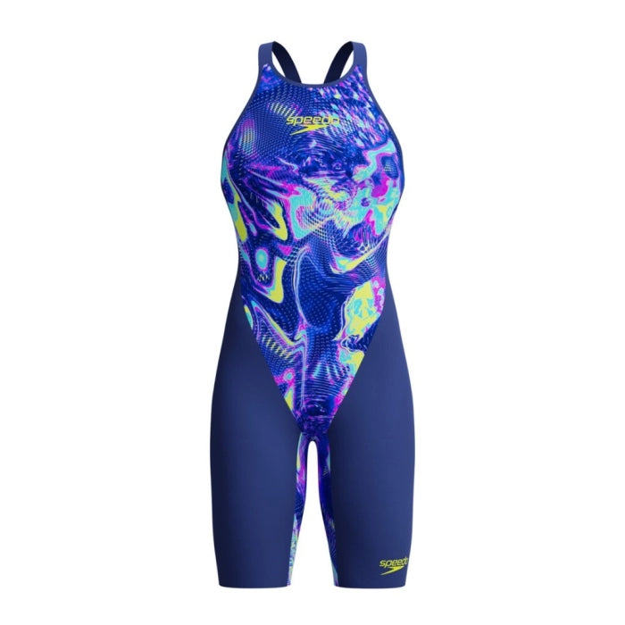 Costume da Gara Donna Speedo LZR Pure Valor 2.0 ClosedBack Blu Fantasia