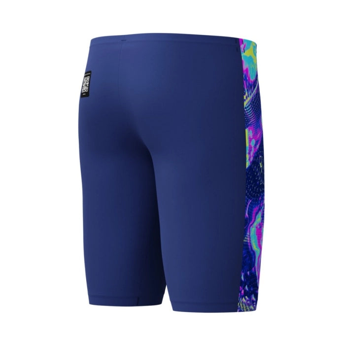 Costume da Gara Uomo Speedo LZR Pure Valor 2.0 Jammer Blu Stampato