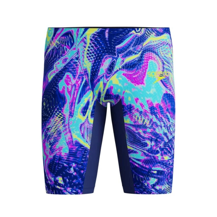 Costume da Gara Uomo Speedo LZR Pure Valor 2.0 Jammer Blu Stampato