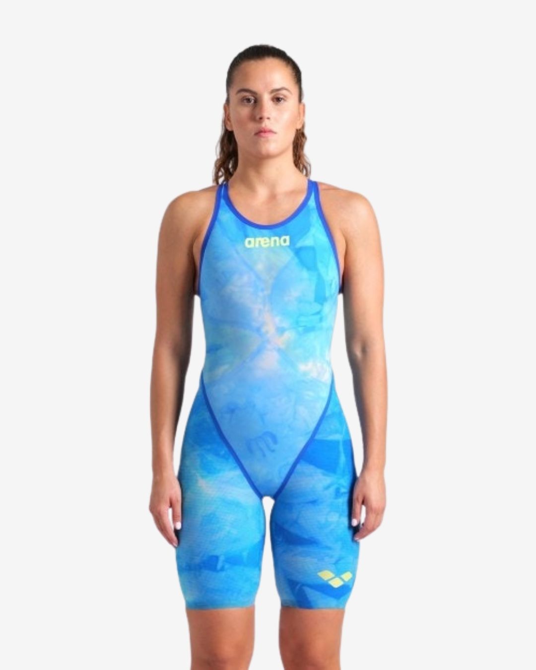 Costume Da Gara Arena Powerskin Carbon Glide Tie-Dye Donna OpenBack Cobalt
