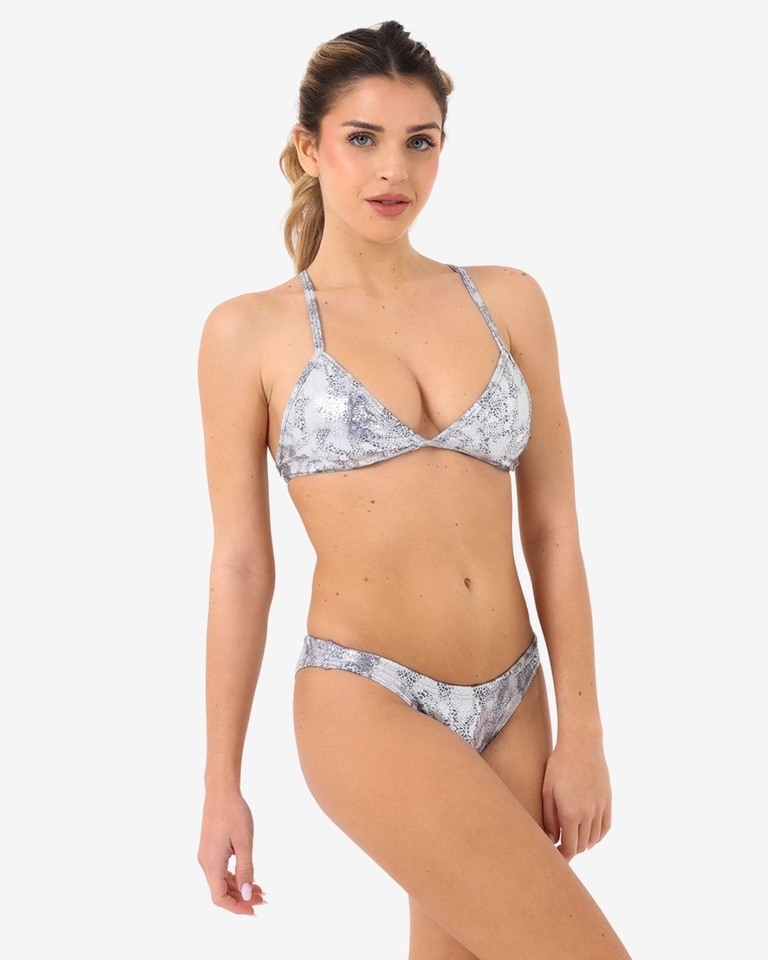 Costume Donna Bikini Triangolo mod. Silver Skin