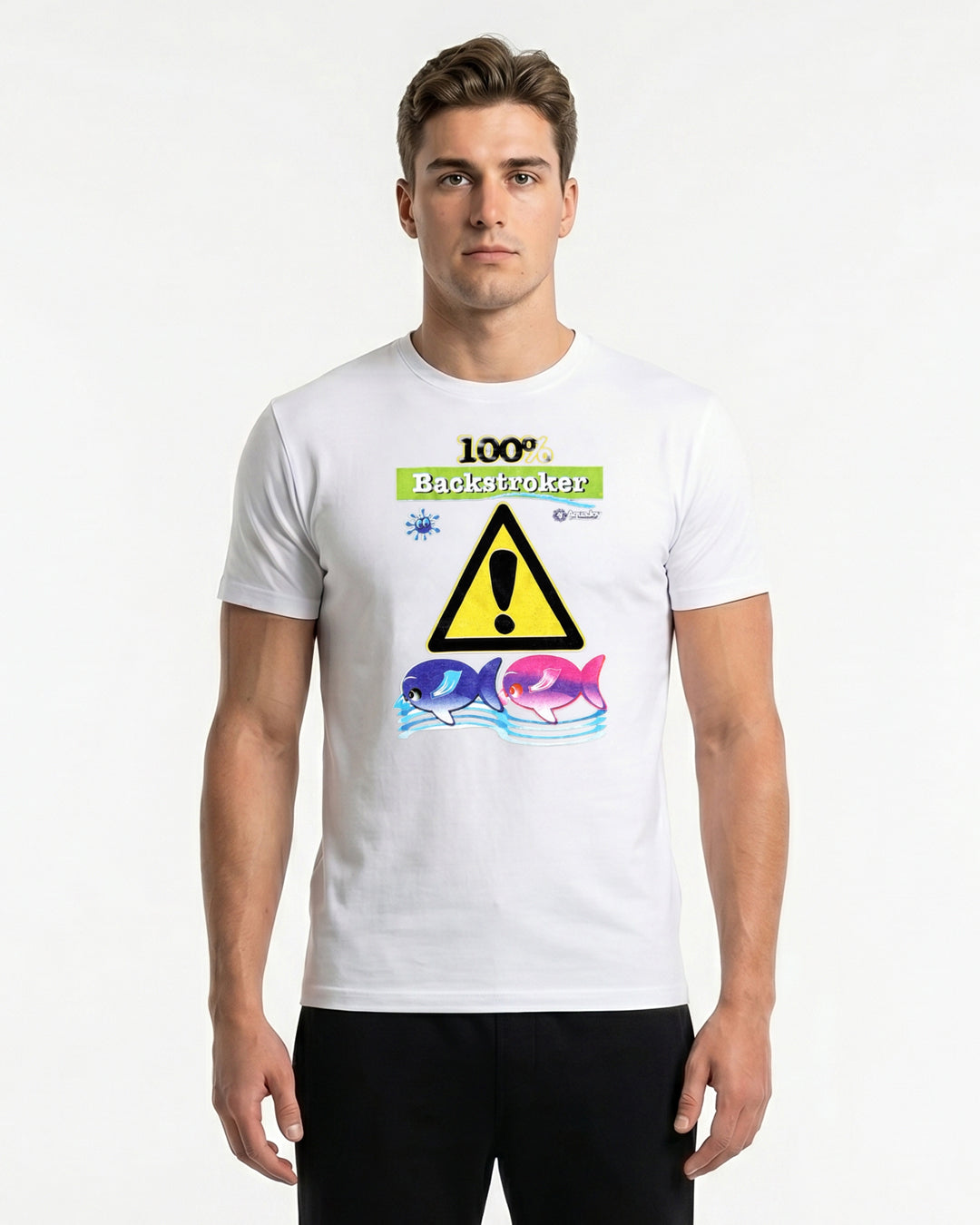 T-Shirt Aquajoy mod. Backstroke White