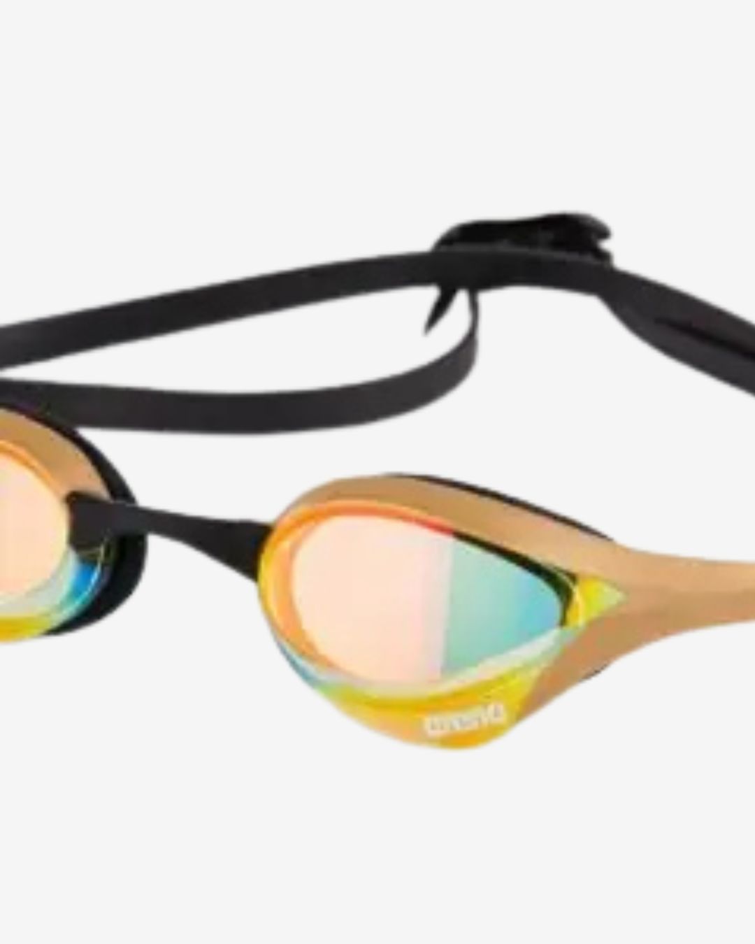 Occhialini Nuoto Specchiati Arena Cobra Ultra Swipe Mirror Yellow Copper Choco