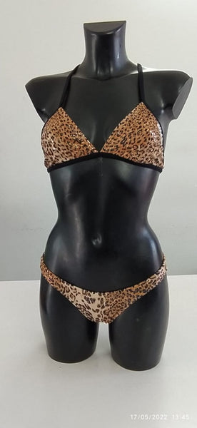 Bikini triangolo leopardo