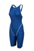 Costume da gara donna arena mod. powerskin carbon core-fx open back blu