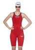 Costume da gara donna arena mod. powerskin carbon air2 red openback